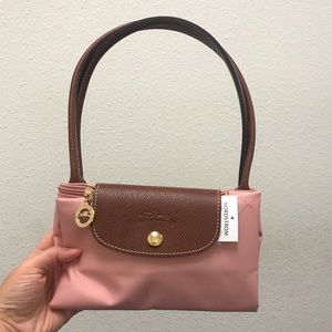 Long champ medium shoulder tote pinky